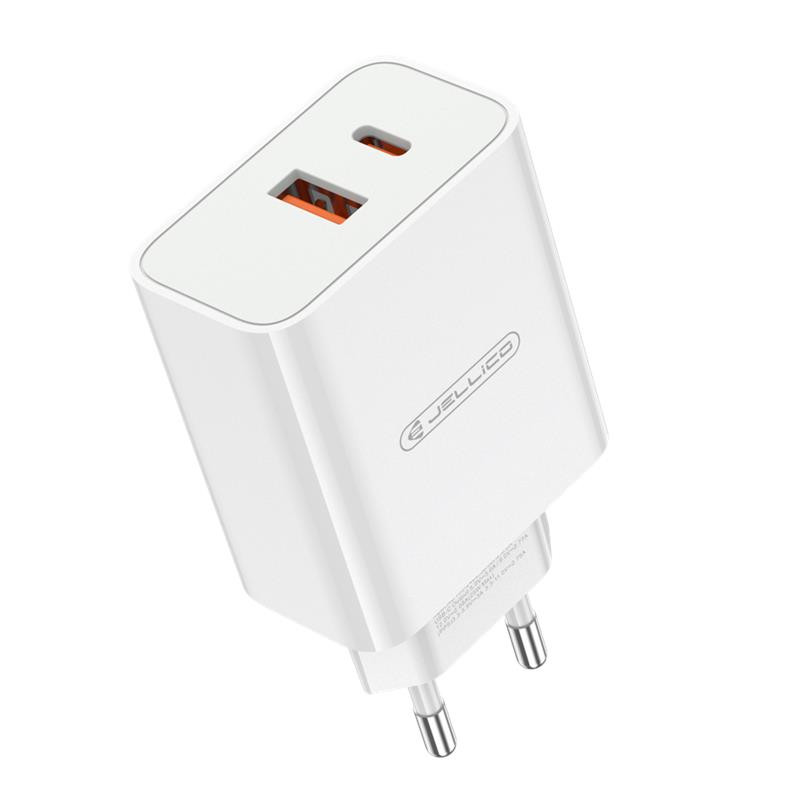 JELLICO ŁAD SIEC USB-C 120W + KABEL USB-C WHITE-22615
