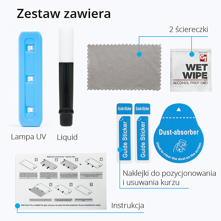 LIQUID UV HARTOWANE SZKŁO SAMSUNG G973 S10-12983