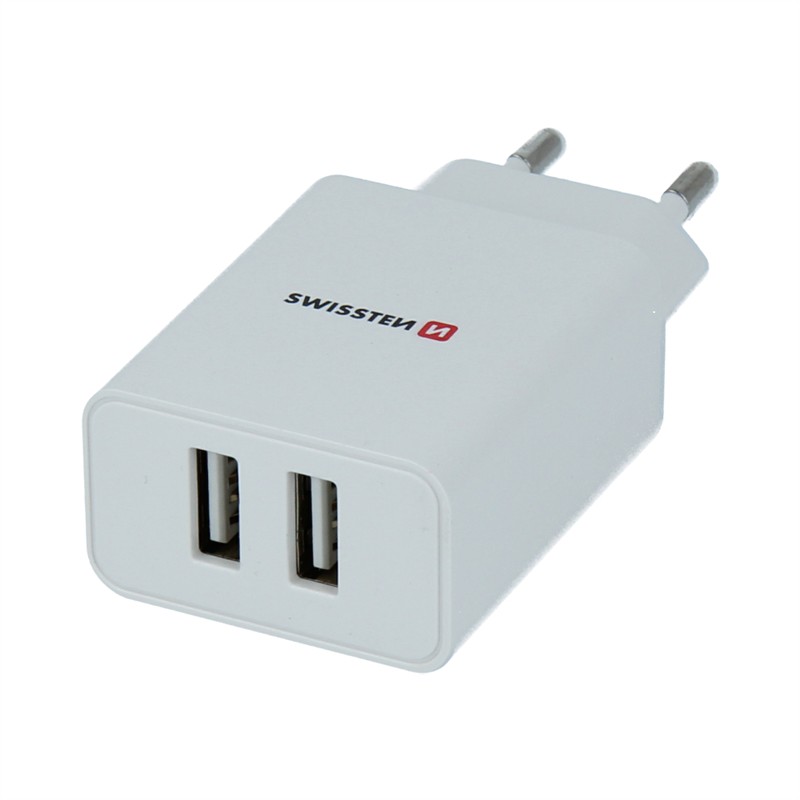 SWISSTEN ŁAD SIEC 2.1A 2xUSB LIGHTNING IPHONE Bi-15232 SWISSTEN ŁAD SIEC 2.1A 2xUSB LIGHTNING IPHONE Bi-15232