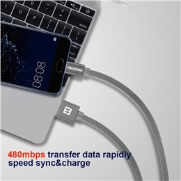 SWISSTEN KABEL USB USB-C TEXTILE 2M BLACK-15247