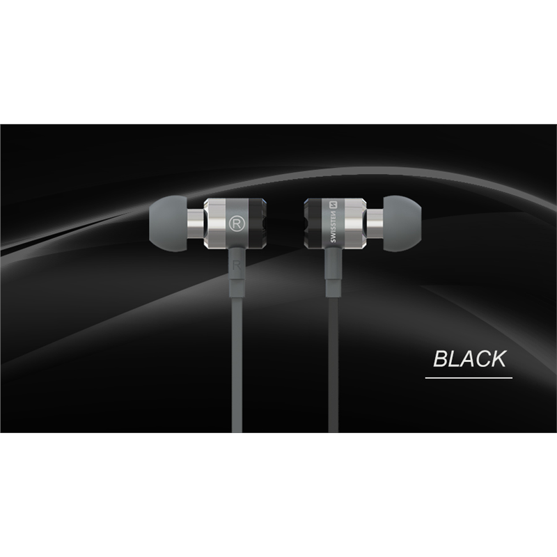 SWISSTEN SŁUCHAWKI DOUSZNE SUPERBASS YS900 BLACK-15266