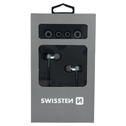 SWISSTEN SŁUCHAWKI DOUSZNE SUPERBASS YS900 BLACK-15265