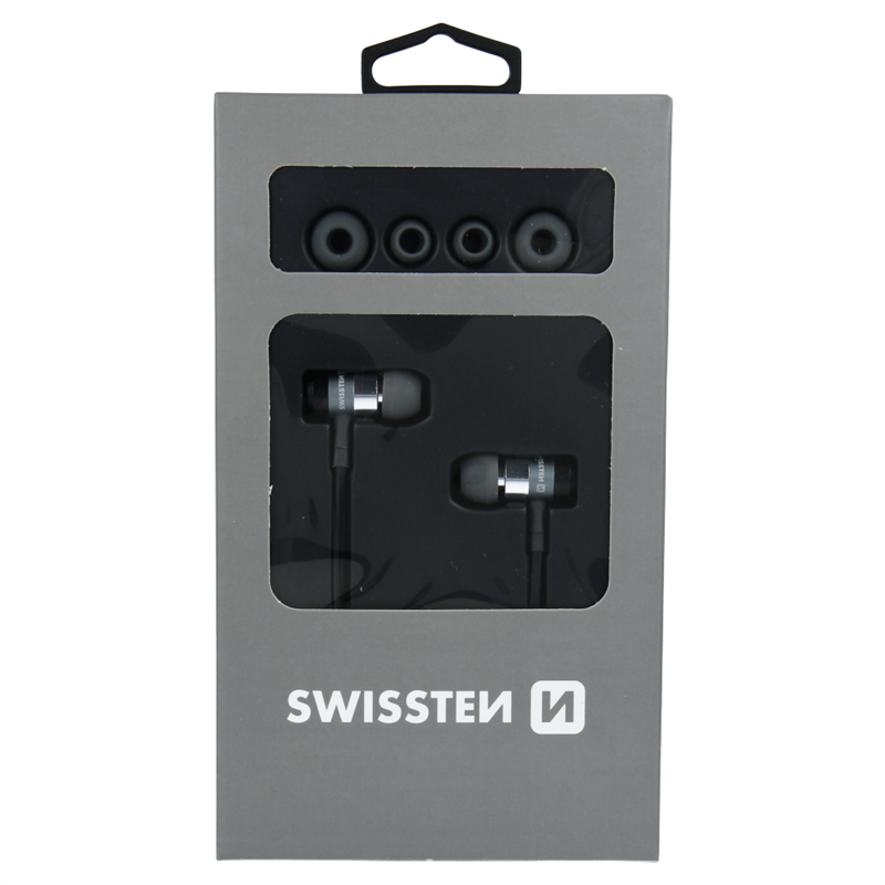 SWISSTEN SŁUCHAWKI DOUSZNE SUPERBASS YS900 BLACK-15269