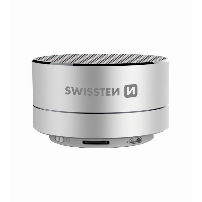 SWISSTEN GŁOŚNIK BLUETOOTH I-METAL SILVER 3W-15281