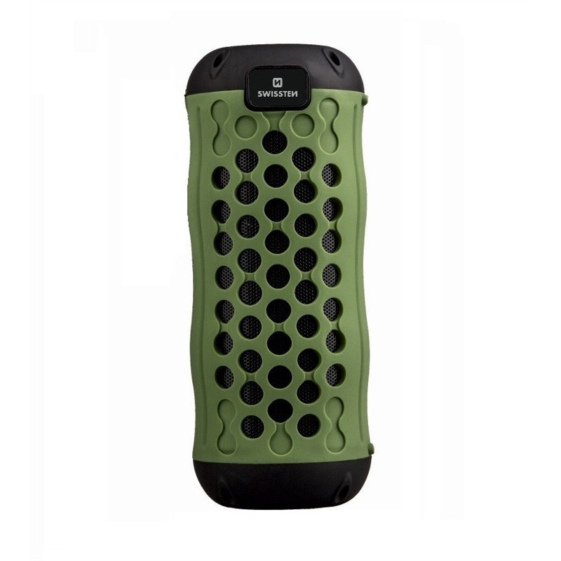 SWISSTEN GŁOŚNIK BLUETOOTH X-BOOM GREEN 2x5W IPX5-15293 SWISSTEN GŁOŚNIK BLUETOOTH X-BOOM GREEN 2x5W IPX5-15293