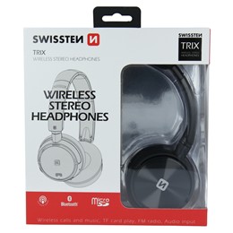 SWISSTEN SŁUCHAWKI NAUSZNE BT TRIX BLACK-15307 SWISSTEN SŁUCHAWKI NAUSZNE BT TRIX BLACK-15307