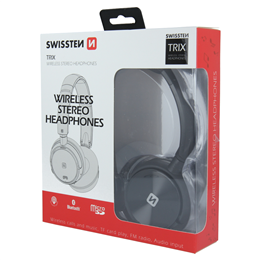 SWISSTEN SŁUCHAWKI NAUSZNE BT TRIX BLACK-15307