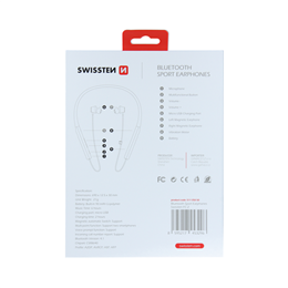 SWISSTEN SŁUCHAWKI SPORTOWE BLUETOOTH SPORT BLACK-15313