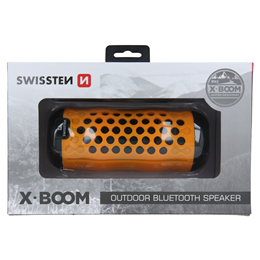 SWISSTEN GŁOŚNIK BLUETOOTH X-BOOM ORANGE 2x5W IPX5-15430