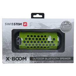 SWISSTEN GŁOŚNIK BLUETOOTH X-BOOM LIME 2x5W IPX5-15442