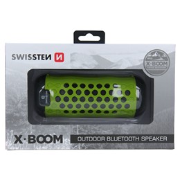 SWISSTEN GŁOŚNIK BLUETOOTH X-BOOM LIME 2x5W IPX5-15442