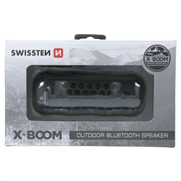 SWISSTEN GŁOŚNIK BLUETOOTH X-BOOM BLACK 2x5W IPX5-15450