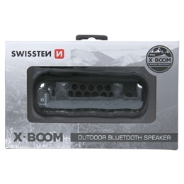 SWISSTEN GŁOŚNIK BLUETOOTH X-BOOM BLACK 2x5W IPX5-15450