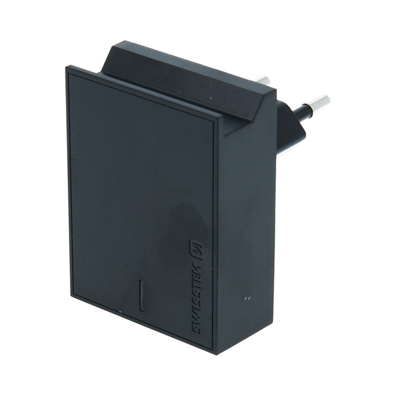 SWISSTEN ŁAD SIEC 2xUSB QC3.0 23W BLACK -15462