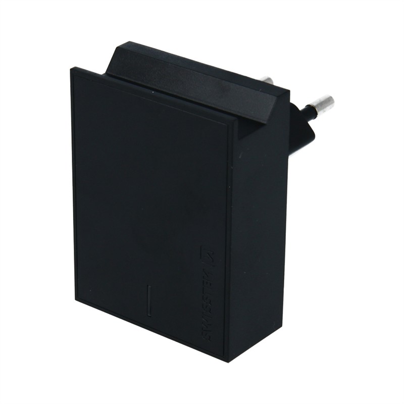 SWISSTEN ŁAD SIEC 2xUSB SMART IC 3A BLACK -15469
