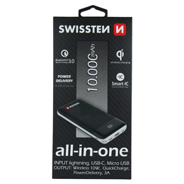 SWISSTEN POWER BANK ALL IN ONE 10000mAh-15501