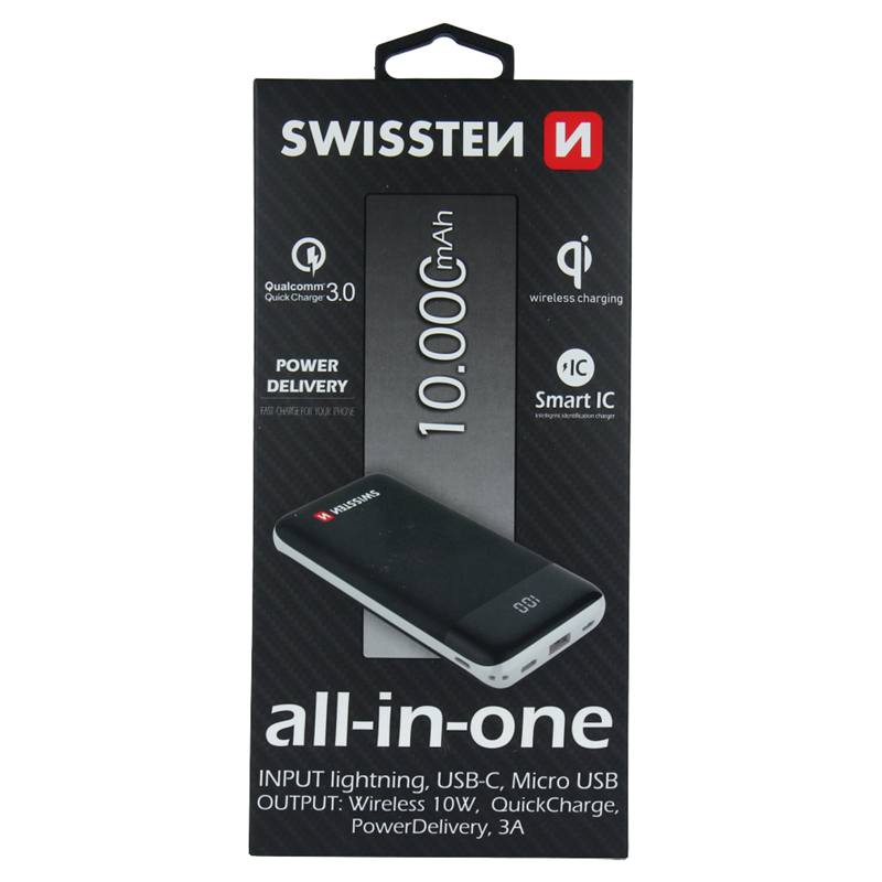 SWISSTEN POWER BANK ALL IN ONE 10000mAh-15503