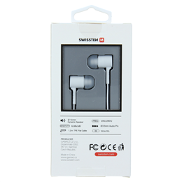 SWISSTEN SŁUCHAWKI DOUSZNE RAINBOW YS-D2 WHITE-15523