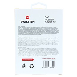 SWISSTEN UCHWYT SAMOCHODOWY S-GRIP S2-15618