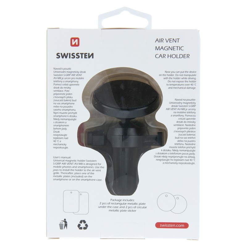 SWISSTEN UCHWYT MAGNETYCZNY S-GRIP AIR VENT AV-M8-16761