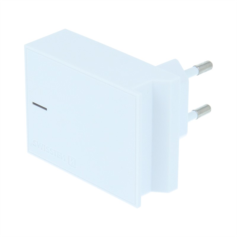 SWISSTEN ŁAD SIEC 2xUSB QC3.0 23W WHITE-16766
