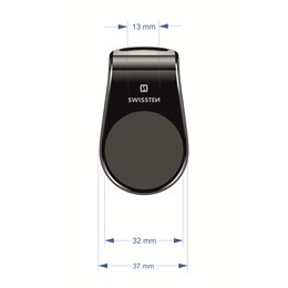 SWISSTEN UCHWYT MAGNETYCZN EASY MOUNT SILVER-16772