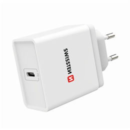 SWISSTEN ŁAD SIEC USB-C 18W PD 3.0 WHITE IPHONE -16883