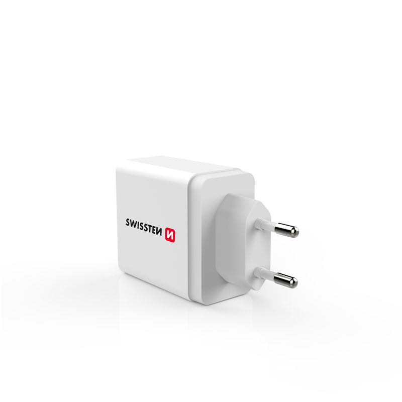 SWISSTEN ŁAD SIEC USB-C 18W PD 3.0 WHITE IPHONE -16881