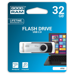 PENDRIVE GOODRAM TWISTER 32GB RED-18197