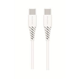 SWISSTEN KABEL USB-C / USB-C TPE 5A 100W 1.5M WHIT-17006