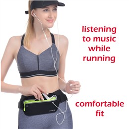 SWISSTEN WAIST BAG BLACK-18187 SWISSTEN WAIST BAG BLACK-18187