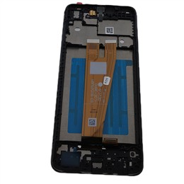 LCD SAMSUNG A04 A045 BLACK FRAME REFURBISH-22344