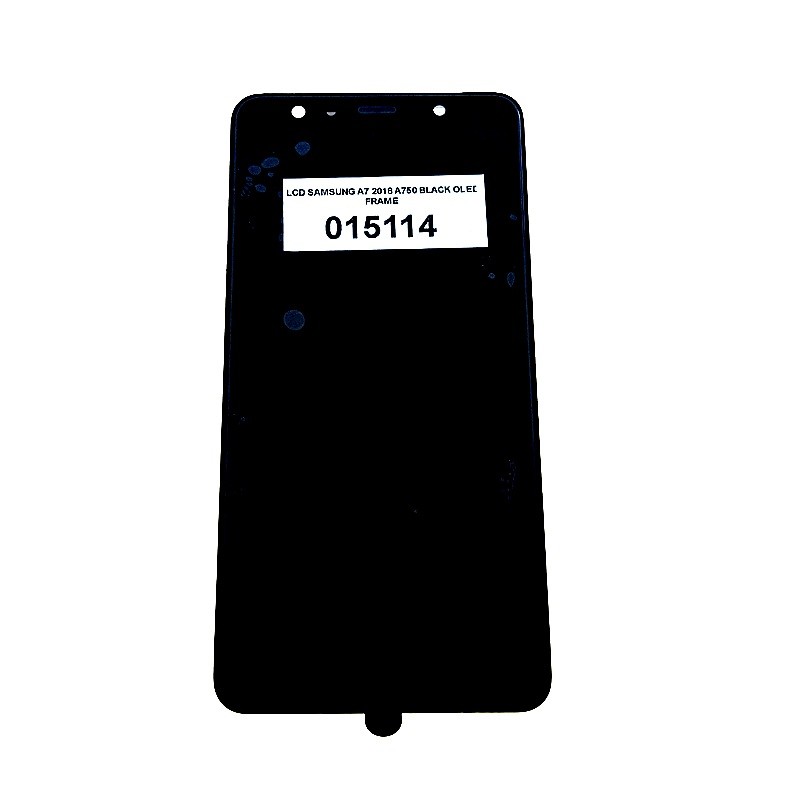 LCD SAMSUNG A7 2018 A750 BLACK OLED FRAME-22038 LCD SAMSUNG A7 2018 A750 BLACK OLED FRAME-22038