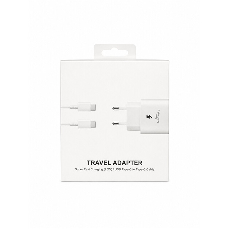 ATX ŁAD SIEC USB-C 25W + KABEL USB-C - USB-C-23009
